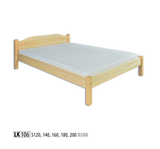 Medinė lova LK-106 DM