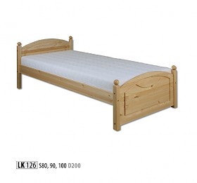 Medinė lova LK-126 DM